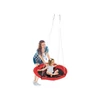 PlayTive Junior 113 cm átmérőjű, 150 kg teherbírású fészekhinta, piros-fekete