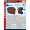 Kerti grill védőponyva (105 x 131-140 x 50 cm) széles trapéz L