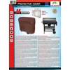 Kerti grill védőponyva (90 x 90-100 x 50 cm) cső M