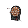 Crivit LED kijelzős elektromos darts tábla készlet, 3 x 4 dart szettel, póthegyekkel narancs-fehér