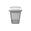 TRONIC TAV 190 A1 iratmegsemmisítő kerek-szögletes papírkosárra fehér