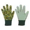 Parkside Kerti kesztyű csúszásgátló mintázattal zöld-levél mintával 2pár/szett