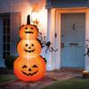 Kép 2/3 - Halloween-i Felfújható tök - 125 cm - IP44 - 1 LED - hálózati 230V