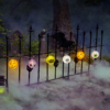 Kép 2/3 - Halloween-i lampion fényfüzér - 7,5 x 150 cm - 2 x AA elemes