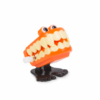 Kép 3/4 - Halloween-i felhúzható ugráló fogsor szörny - 5 cm 2 féle narancs/lila