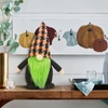 Halloween-i skandináv manó - 34 cm - zöld szakállal