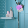 Kép 2/2 - Fürdőszobai / konyhai eszköztartó fehér-szürke színű