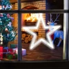 Csillag formályú LED-es ablakdísz