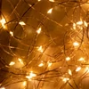 Kép 2/6 - Micro LED-es fényfüzérköteg kültéri, 10 füzér-füzérenként 20db LED melegfény