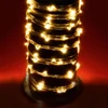 Kép 3/6 - Micro LED-es fényfüzérköteg kültéri, 10 füzér-füzérenként 20db LED melegfény