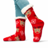Kép 6/8 - Karácsonyi zokni - csúszásmentes, felnőtt méret - 3 féle minta