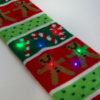 Kép 2/4 - Karácsonyi sál - 100 cm - LED-es, elemes, zöld