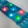 Kép 2/4 - Karácsonyi sál - 100 cm - LED-es, elemes, kék