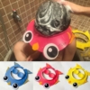 Kép 1/2 - Hajmosó sapka gyerekeknek, Állítható méretű biztonságos fürdőszobai szemvédő sapka - sárga
