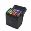 Kép 2/8 - Kétvégű marker filctollkészlet táskában, 40 db-os, varázslatos színekben 