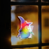 Kép 1/3 - Halloween-i RGB LED dekor - öntapadós - boszorkány