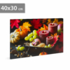 Kép 1/2 - LED-es fali hangulatkép - gyertyák -  2 x AA, 40 x 30 cm
