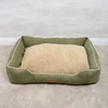 Kutyafekhely, kutyaágy zöld M méret (Suededoghouse-green-m)