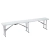 Összecsukható kemping pad, kerti pad 182x28x44cm fehér (KL-ZD183A)