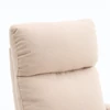 Kép 3/3 - Manuális fekvőfotel, relax fotelágy szövet bézs (JNF-MANUAL-BEIGE)