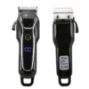 Kép 1/6 - Surker LED kijelzős akkumulátoros haj-, és szakállvágó készlet, fekete, SK-805