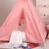 Kép 3/3 - Teepee indián sátor, gyereksátor rózsaszín (kids-teepee-160-pink)