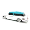 Kép 8/8 - WSTER 1955-ös Chevrolet Nomad formájú Bluetooth hangszóró, USB port, TF kártyahely, fehér