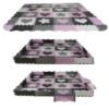 Kép 4/9 - 3D-s 3 az 1-ben habszivacs puzzle, játszószőnyeg és építőkocka, 16 lapos, 36 részes, 140×140×1 cm