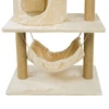 Kép 3/3 - Macskabútor, macskafa kétszintes 90cm (ST040-BEIGE) kaparófa
