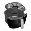 Kép 4/11 - Elite® 7,7 L-es Air Fryer + receptkönyv, 1800W olaj nélküli forró levegős fritőz digitális kijelzővel, keverőlapáttal és betekintőablakkal