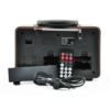Kép 8/10 - Akkumulátoros USB és AUX csatlakozós FM/AM/SW rádió, MP3 lejátszó távirányítóval, középbarna