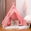 Kép 1/3 - Teepee indián sátor, gyereksátor rózsaszín (kids-teepee-160-pink)