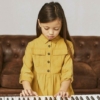 Kép 11/11 - Elektromos zongora, orgona, szintetizátor gyerekeknek mikrofonnal, 61 billentyűs, oktatójáték