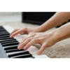 Kép 10/11 - Elektromos zongora, orgona, szintetizátor gyerekeknek mikrofonnal, 61 billentyűs, oktatójáték