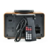 Kép 4/4 - Akkumulátoros USB és AUX csatlakozós FM/AM/SW rádió, MP3 lejátszó távirányítóval, középbarna