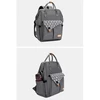 Kép 2/3 - Pelenkázó hátizsák, hátitáska szürke színben (MB-1118GA-GREY) pelenkázótáska
