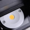Kültéri fali LED lámpa 10W fekete IP65 vízálló 3000K meleg fényű (1017-1-BLACK-3000K)