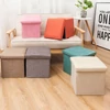 Kép 3/3 - Ülésre alkalmas tárolódoboz, ülőke rózsaszín (storage-box-38-pink)