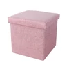Kép 1/3 - Ülésre alkalmas tárolódoboz, ülőke rózsaszín (storage-box-38-pink)