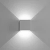 Kültéri fali LED lámpa 12W fehér IP65 vízálló 6000K hideg fényű (1003-2-WHITE-6000K)