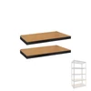 Kép 1/2 - Salgóhoz 2db extra polc kerettel, 90x40cm, fekete