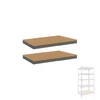Salgóhoz 2db extra polc kerettel, 90x40cm, szürke