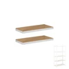 Kép 1/2 - Salgóhoz 2db extra polc kerettel, 90x40cm, fehér