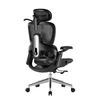 Kép 3/3 - Prémium ergonomikus irodai szék, forgószék, fekete hálós (E05) 