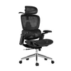 Prémium ergonomikus irodai szék, forgószék, fekete hálós (E05) 