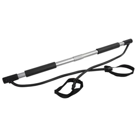 Erősítő fitneszrúd gumis expanderrel 