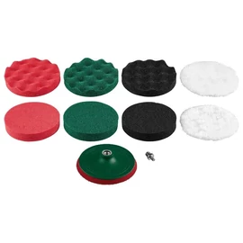 Parkside polírozó feltét és szivacskészlet, 10 darabos