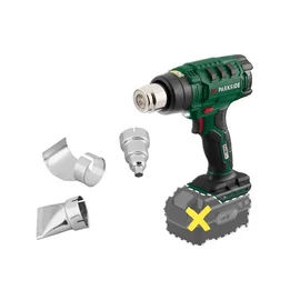 ParkSide PHLGA 20-Li D3 SOLO akkumulátoros hőlégfúvó, tartozékokkal, kofferben akkumulátor és töltő nélkül