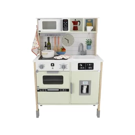 Lupilu fa játékkonyha ,világító, hangot adó ,hűtővel, sütővel, mikrohullámú sütővel, mosogatóval, elekromos főzőlappal és kiegészítőkkel