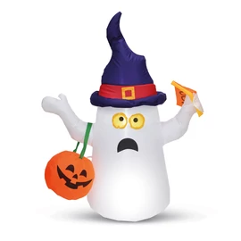 Halloween-i Felfújható szellem - 150 cm - IP44 - 3 LED - hálózati 230V